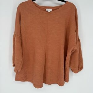 Elegant Rust Blouse